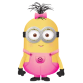 😊 Minion Despicable Me Minion, Despicable Me, kartun, animasi, kuning, karakter telegram sticker