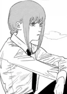 🚬 Makima Chainsaw Man anime, manga, chainsaw man, makima telegram sticker