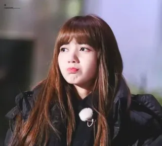 🙁 Lisa Lisa, K-pop, Blackpink, cantora, celebridade, mulher telegram sticker