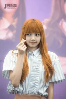 🥕 Lisa JVIRUS K-pop, cantante, donna, asiatica, ragazza telegram sticker