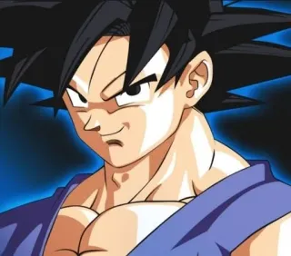 😏 Goku Dragon Ball 애니메이션, 드래곤볼, 손오공, 초사이어인, 만화 telegram sticker