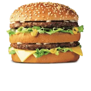 🍔 burger, food, sandwich, cheeseburger, fast food telegram sticker