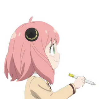 🙂 Anya Forger Spy x Family Anya, Spy x Family, Anime, Manga, Lucu, Gadis whatsapp sticker