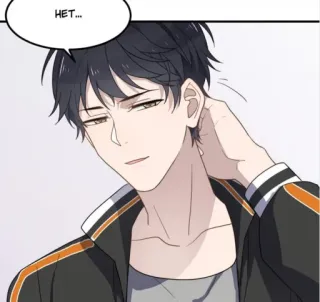 😏 HET... anime, manga, ragazzo, ritratto, fumetto whatsapp sticker