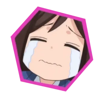 😭 crying, anime, sad, emoji, emotion telegram sticker