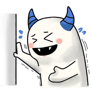 😂 monster, cute, sticker, funny, cartoon, gesture telegram sticker