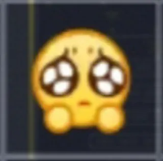 🥺 Emoji, Sedih, Memohon, Lucu, Mata telegram sticker