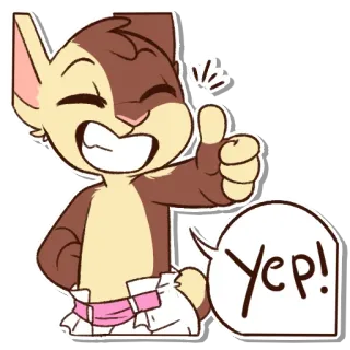 👍 Yep! telegram sticker