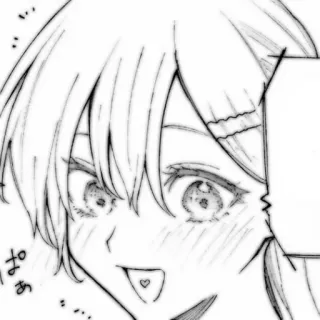 📂 あ Anime, Manga, Kawaii, Lucu, Tersenyum, Hati, Malu telegram sticker
