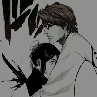 🧬 Aizen Sosuke Bleach Anime, Manga, Terror, Espada, Batalla, Pelea, Sangre telegram sticker