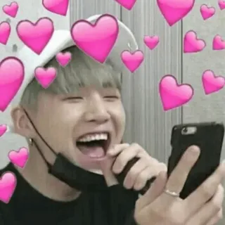 🍪 man, person, happy, heart, love, smile, cute, kpop whatsapp sticker