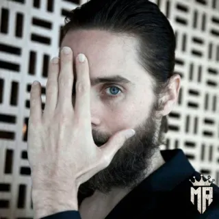 ⚜️ Jared Leto Jared Leto, celebrity, actor, man, portrait telegram sticker
