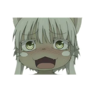 😳 Nanachi Made in Abyss Anime, Gato, Fofo, Kawaii, Nanachi, Made in Abyss telegram sticker