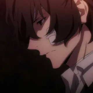 🌱 Osamu Dazai Bungou Stray Dogs アニメ, 漫画, 文豪ストレイドッグス, 太宰治, 太宰 telegram sticker