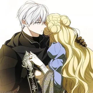 🤍 Anime, Couple, Romance, Manhwa, Dessin animé, Amour telegram sticker