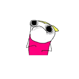 🙁 meme, reaction, cartoon, funny, internet, humor telegram sticker