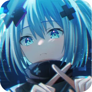 ✋ Konata Izumi Lucky Star telegram sticker