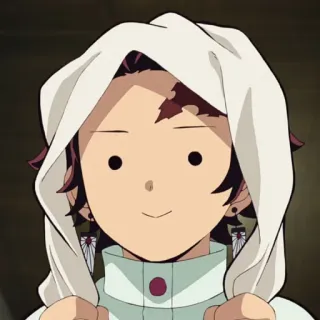 🧧 Tanjiro Kamado Demon Slayer Аниме, Клинок рассекающий демонов, Тандзиро, Смешной, Персонаж telegram sticker