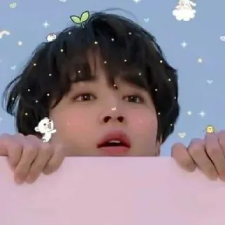 ☺ kpop, jimin, cute, portrait, idol telegram sticker