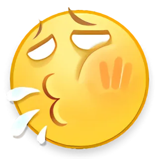 🦇 Emoji, Visage, Baiser, Jaune, Expression telegram sticker