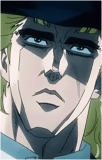 😶 Speedwagon JoJo's Bizarre Adventure speedwagon, jojo, anime, concerned, fan telegram sticker