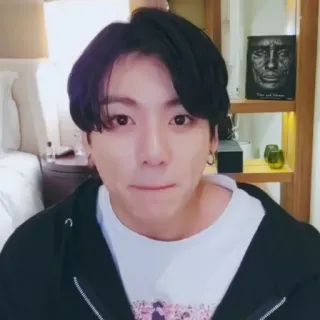 🐟 Jungkook Jungkook, BTS, cantante, K-pop telegram sticker