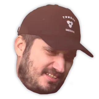 🤨 ТРИФОН persona, cappello, uomo, russo, faccia telegram sticker