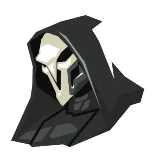 Overwatch Reaper Spray whatsapp stickers