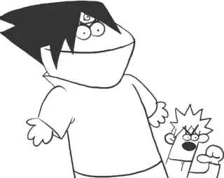 🧦 Sasuke, Naruto Naruto anime, manga, funny, cartoon, parody, humor telegram sticker