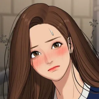 🛍 Anime, Manga, Mädchen, Frau, Cartoon, Emotional telegram sticker