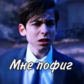 😒 Мне пофиг rosyjski, tekst, fraza, wyrażenie, stwierdzenie telegram sticker