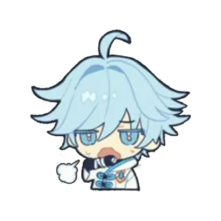 😃 Chongyun Genshin Impact Chongyun, Genshin Impact, Anime, Videojuego, Personaje, Sticker telegram sticker