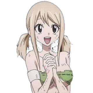 👄 Lucy Heartfilia Fairy Tail Anime, Fairy Tail, Lucy Heartfilia, Mago/Maga, rubia whatsapp sticker