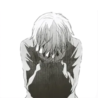 👿 traurig, Anime, Manga, deprimiert, verärgert whatsapp sticker