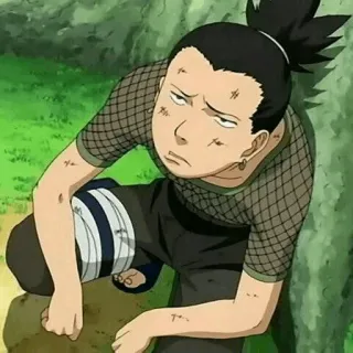 🗡 Shikamaru Nara Naruto Anime, Naruto, Shikamaru, Ninja, Personagem telegram sticker
