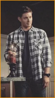 🎈 Dean Winchester Supernatural supernatural, dean winchester, candle, tv show telegram sticker