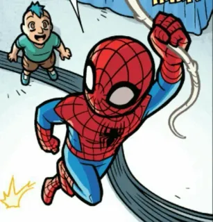 🕸 Spider-Man marvel, super-herói, quadrinhos, criança telegram sticker