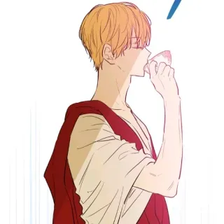 💀 Anime, Manga, Karakter, Makan, Gambar, Ilustrasi telegram sticker