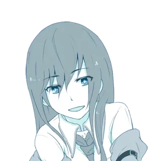 😄 Аниме, Девушка, Манга, Персонаж, Иллюстрация telegram sticker