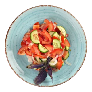 🍽 еда, салат, здоровый, овощи, помидор, огурец telegram sticker