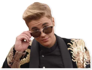 😎 Justin Bieber 가수, 연예인, 팝, 음악가 telegram sticker
