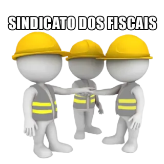 🤨 SINDICATO DOS FISCAIS trabajadores, cascos, sindicato, construcción telegram sticker