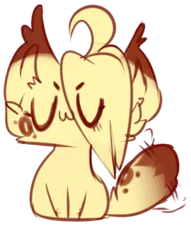 😌 cartoon, cute, animal, kawaii telegram sticker