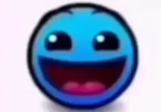 🛸 Normal Face Geometry Dash whatsapp sticker