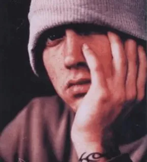 🥀 Eminem rapper, musician, portrait, celebrity, singer telegram sticker