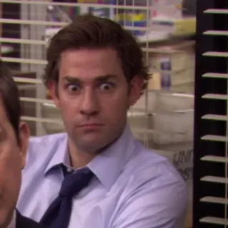 🗞 Jim Halpert The Office lustig, büro, fernsehen, komödie, starren telegram sticker