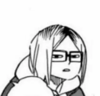 🤨 Kozume Kenma Haikyuu!! Anime, Manga, Personaje, Kozume Kenma, Haikyuu!! whatsapp sticker