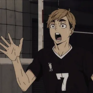 🥞 Kita Shinsuke Haikyuu!! Anime, Haikyuu, Siatkówka, Manga, Sport telegram sticker
