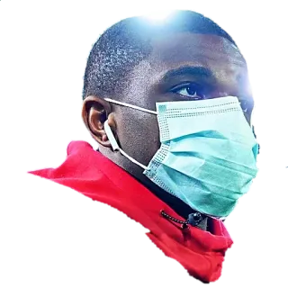 😷 máscara, proteção facial, covid, pandemia telegram sticker