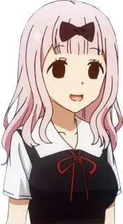 😐 Chika Fujiwara Kaguya-sama: Love Is War Anime, Chika Fujiwara, Kaguya-sama, Love is War, Carino, Manga whatsapp sticker